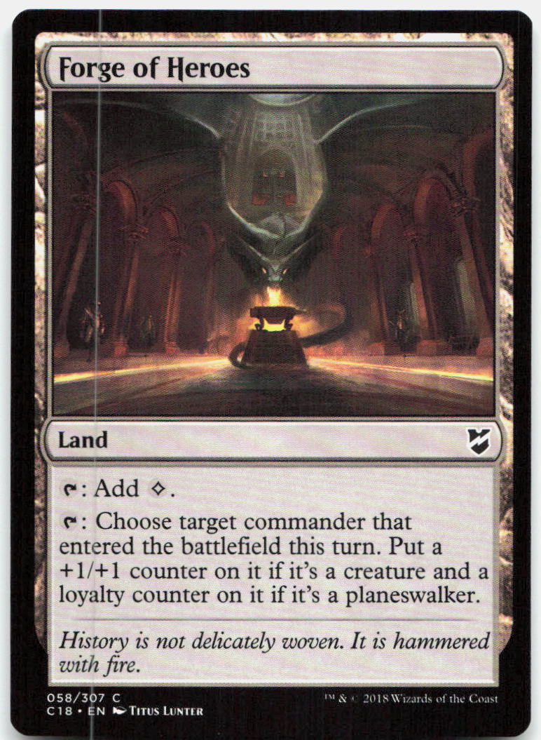 Forge of Heroes NM C Commander 2018 58