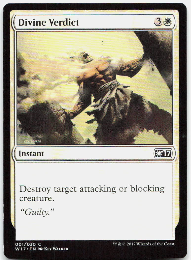 Divine Verdict NM C Welcome Deck 2017 1