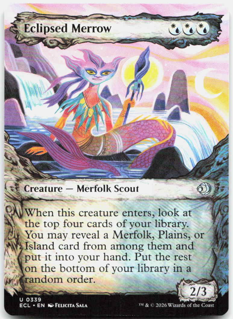 Eclipsed Merrow (Showcase) NM U Lorwyn Eclipsed 339