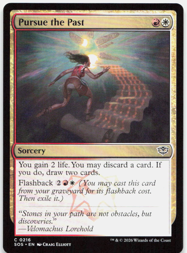 Pursue the Past NM C Secrets of Strixhaven 216