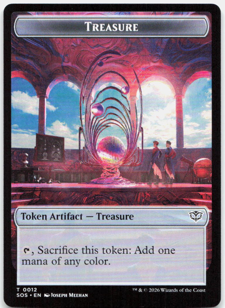 Elemental  // Treasure Double-Sided Token NM T Secrets of Strixhaven 3 // 12