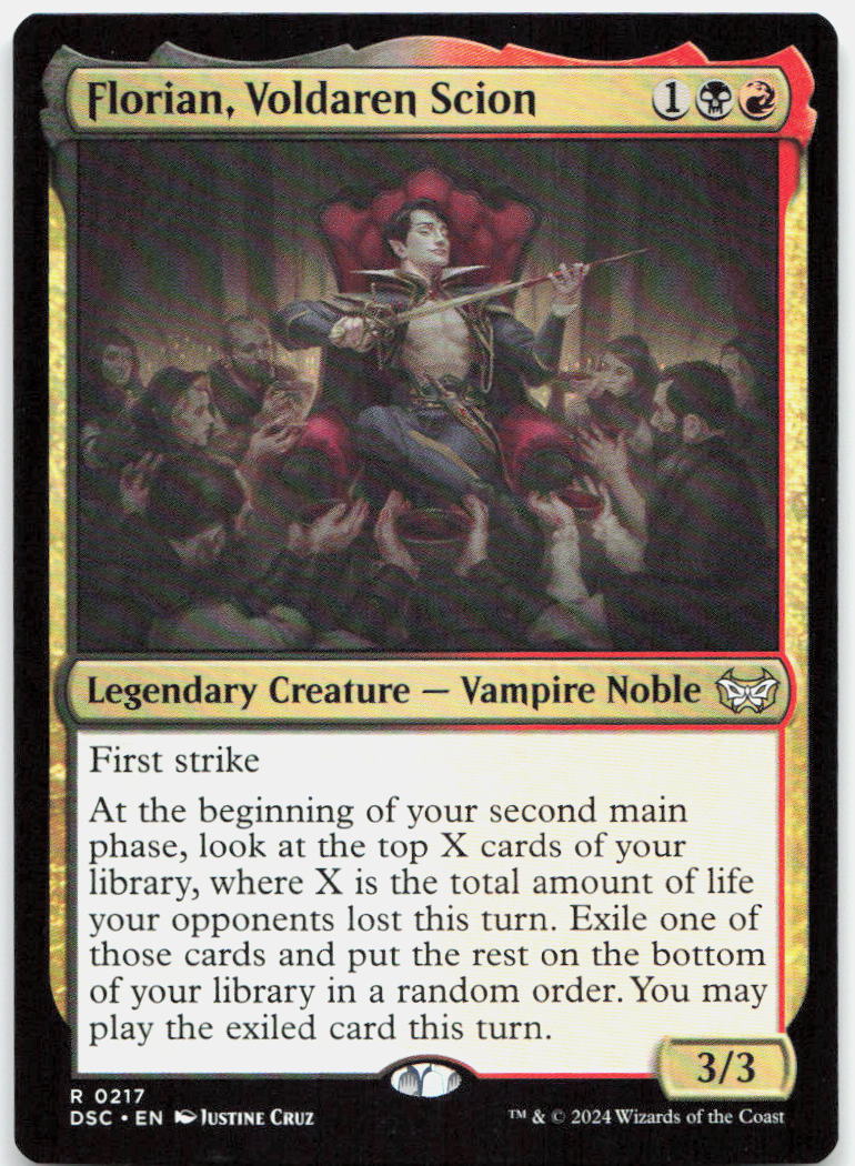 Florian, Voldaren Scion NM R Commander: Duskmourn: House of Horror 217