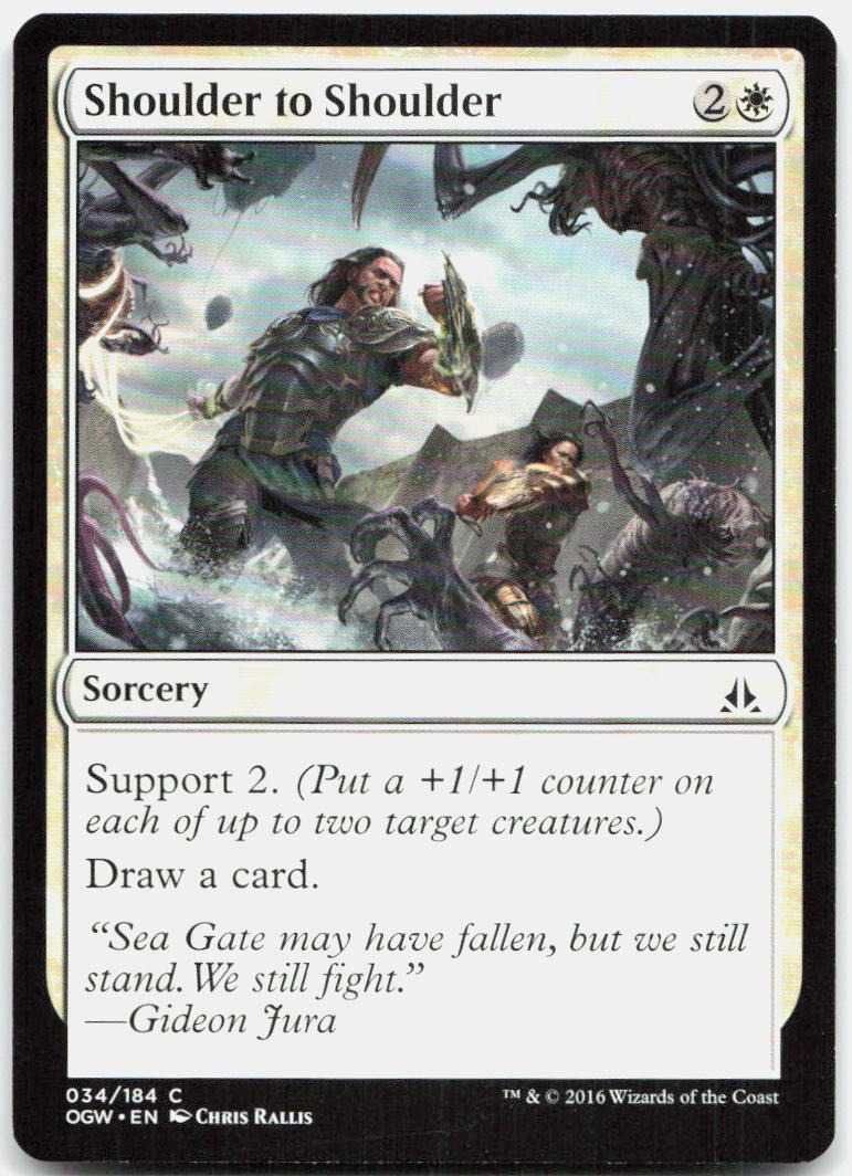 Shoulder to Shoulder NM C Oath of the Gatewatch 34