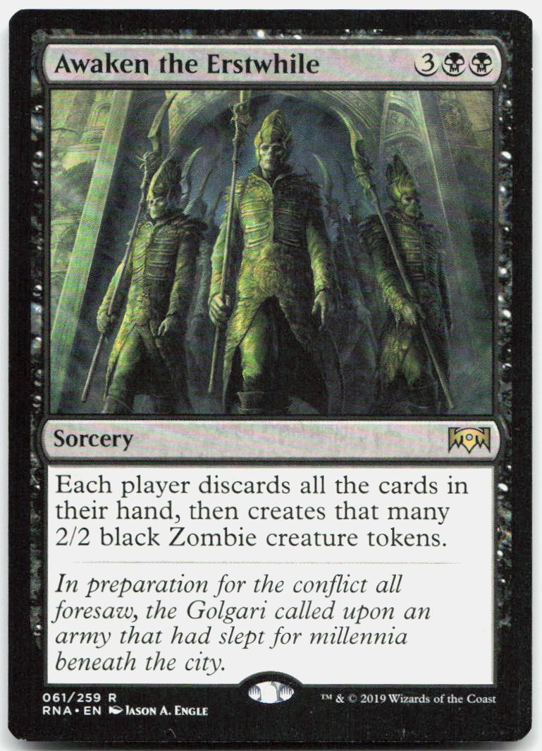 Awaken the Erstwhile NM R Ravnica Allegiance 61
