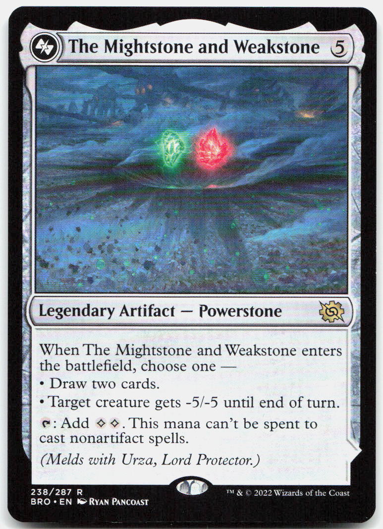 The Mightstone and Weakstone NM R The Brothers' War 238
