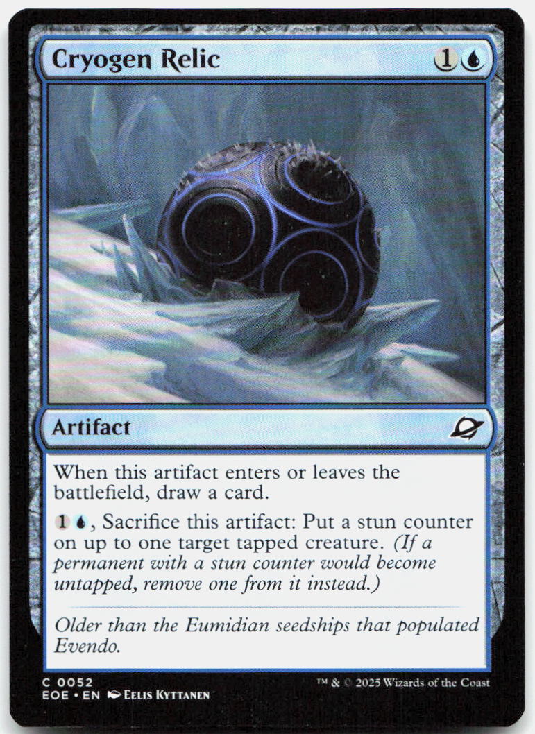 Cryogen Relic NM C Edge of Eternities 52
