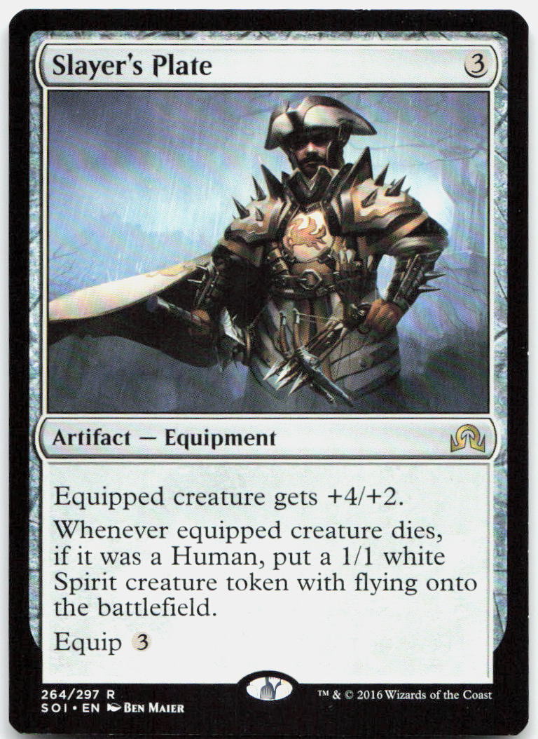 Slayer's Plate NM R Shadows over Innistrad 264
