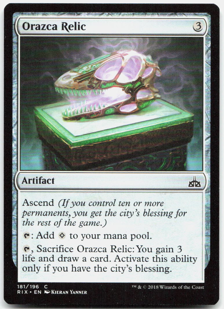 Orazca Relic NM C Rivals of Ixalan 181
