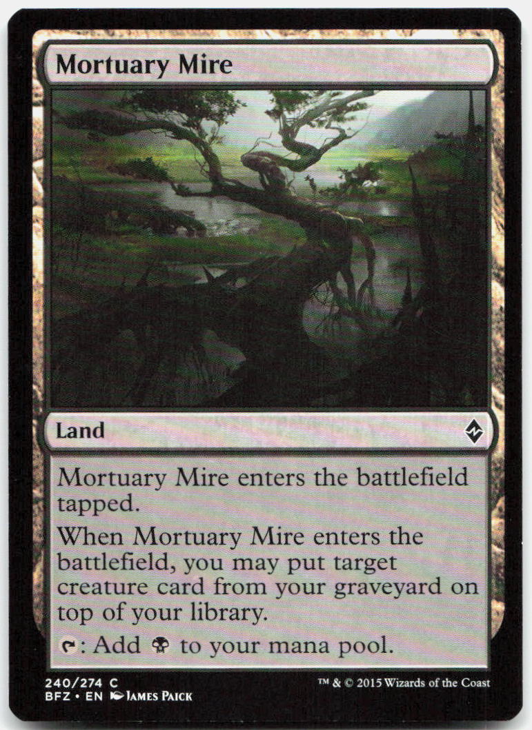 Mortuary Mire NM C Battle for Zendikar 240