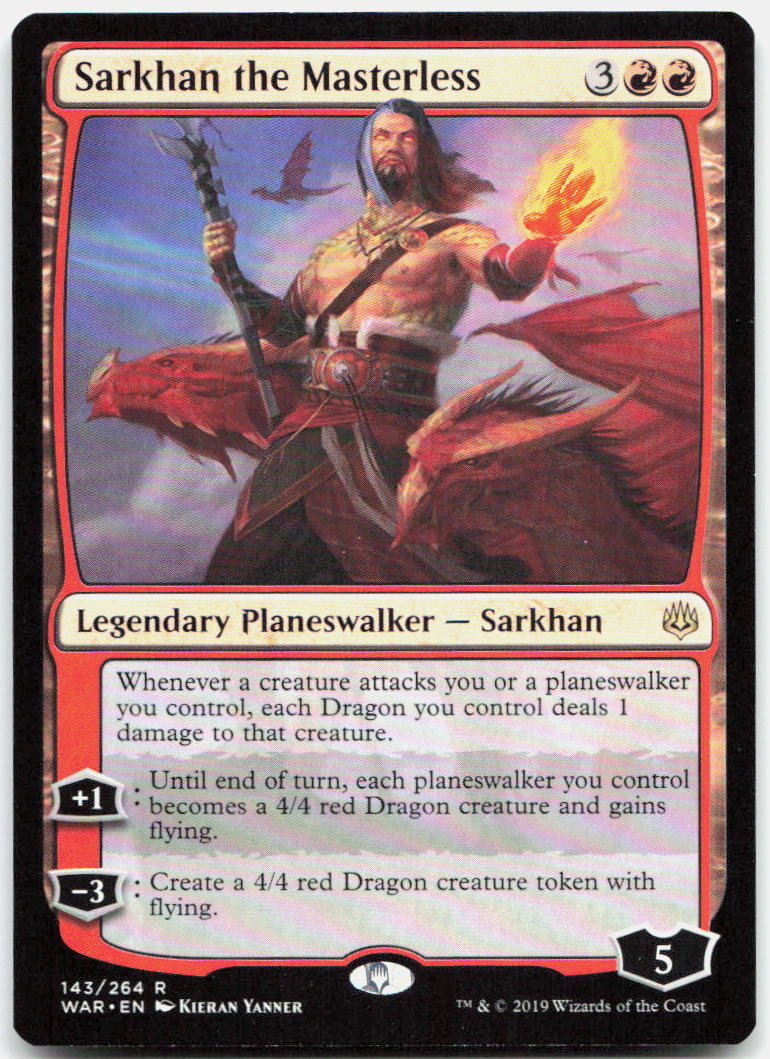 Sarkhan the Masterless NM R War of the Spark 143