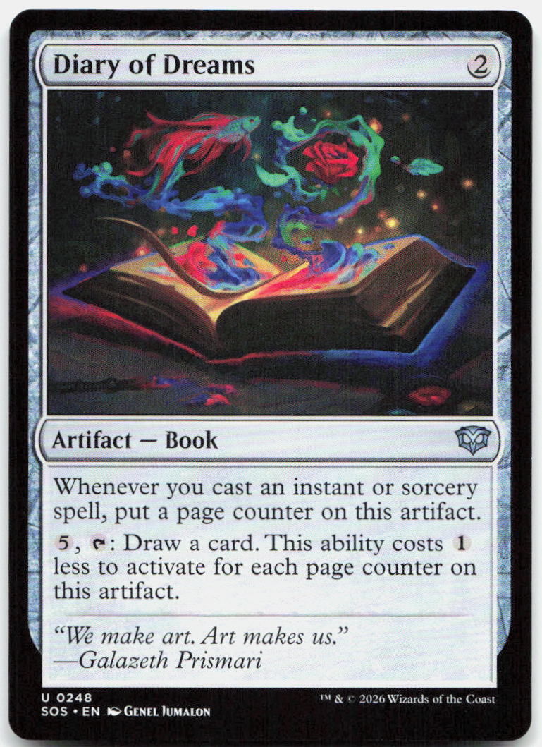Diary of Dreams NM U Secrets of Strixhaven 248