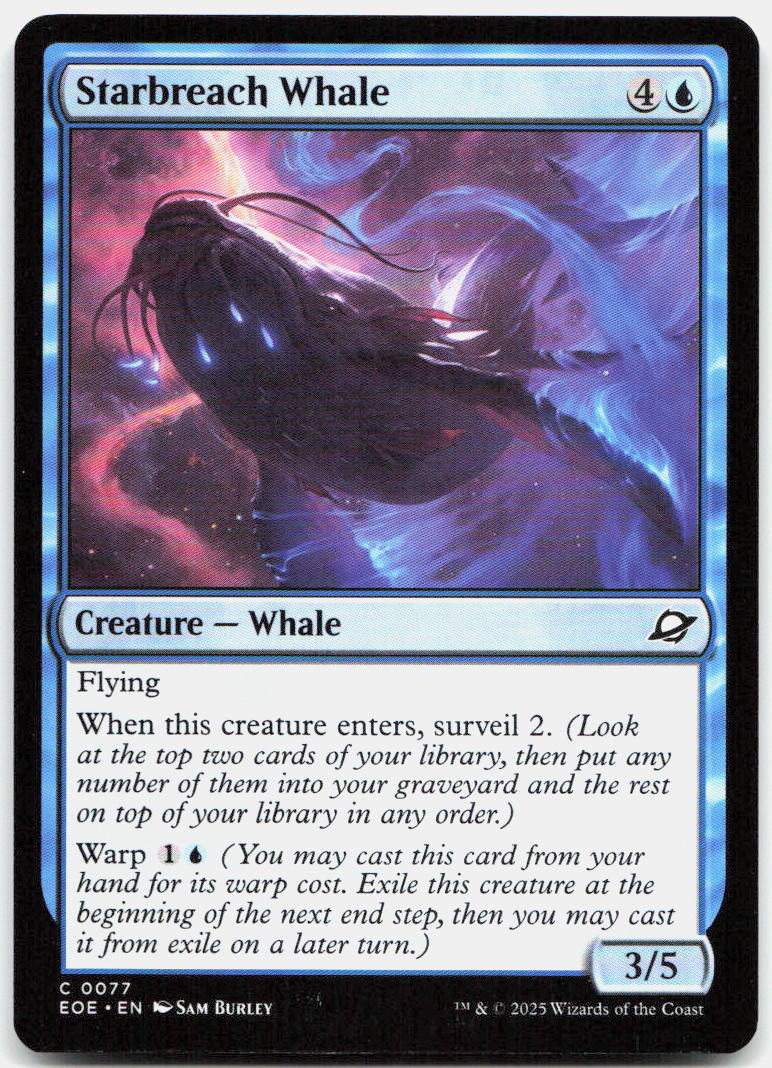 Starbreach Whale NM C Edge of Eternities 77
