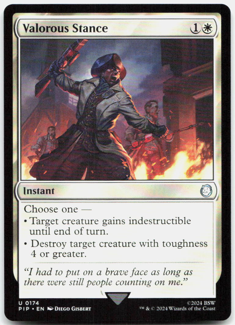 Valorous Stance NM U Universes Beyond: Fallout 174