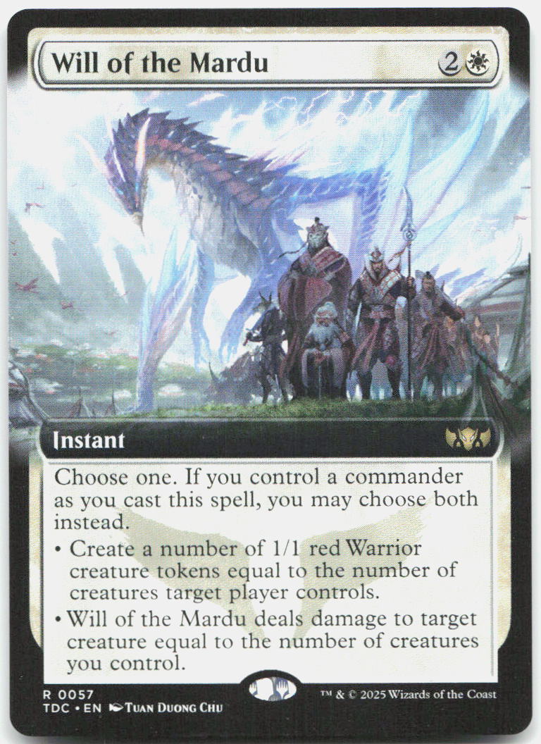 Will of the Mardu (Extended Art) NM R Commander: Tarkir: Dragonstorm 57