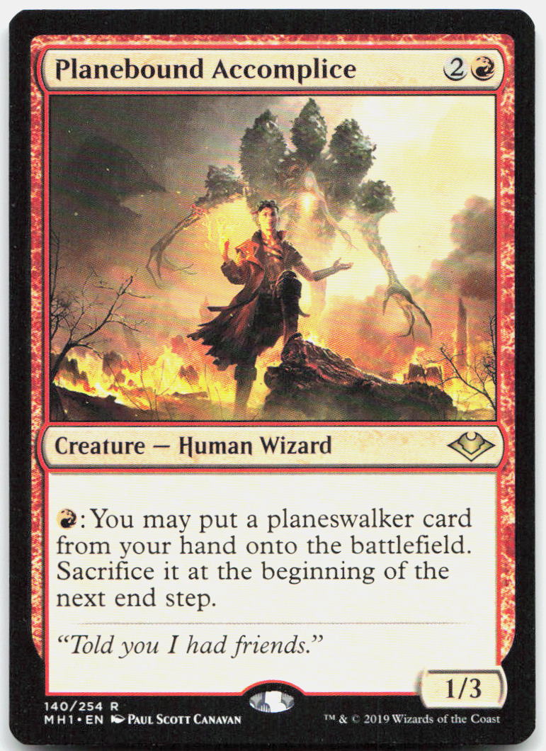 Planebound Accomplice NM R Modern Horizons 140