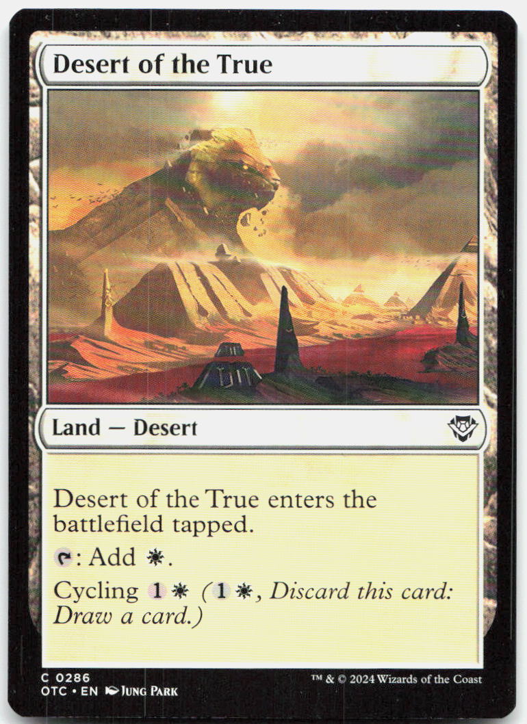 Desert of the True NM C Commander: Outlaws of Thunder Junction 286