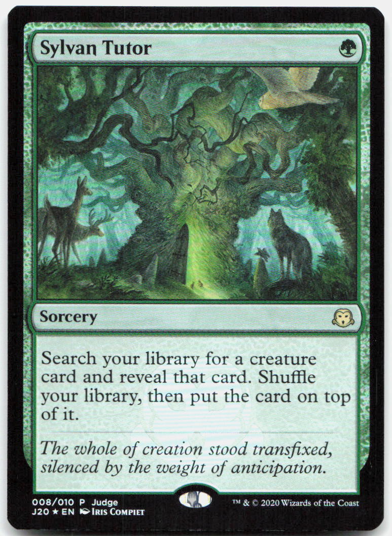 Sylvan Tutor NM Foil P Judge Promos 8