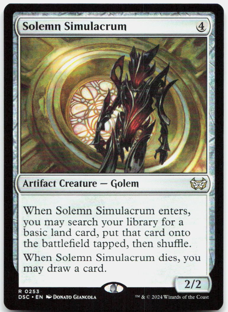 Solemn Simulacrum NM R Commander 2020 253