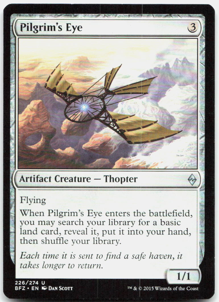 Pilgrim's Eye NM U Battle for Zendikar 226