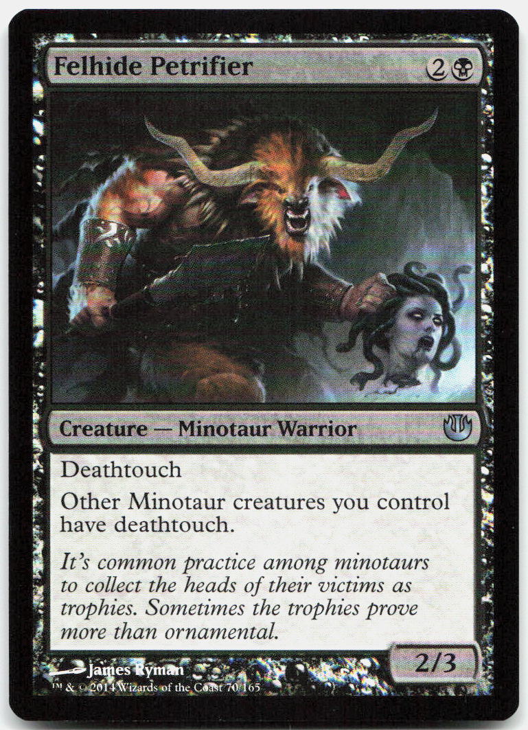 Felhide Petrifier NM Foil U Journey Into Nyx 70