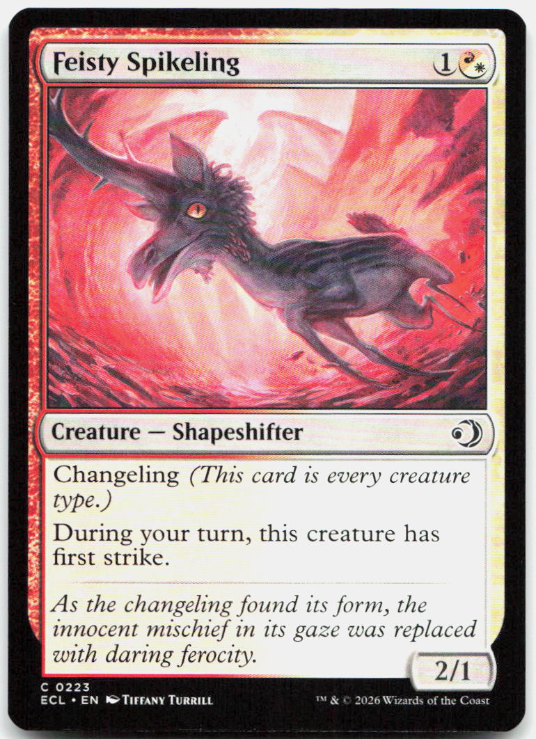 Feisty Spikeling NM C Lorwyn Eclipsed 223