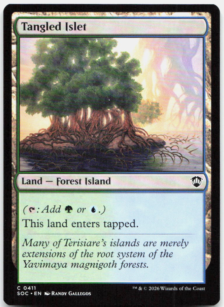 Tangled Islet NM C Commander: Secrets of Strixhaven 411