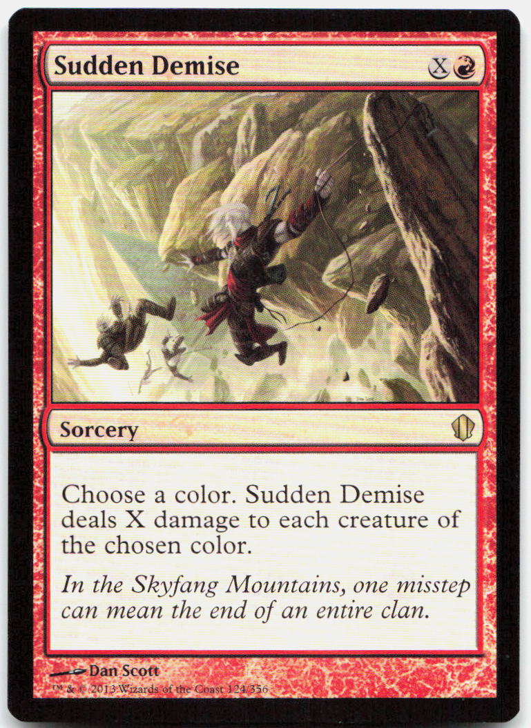 Sudden Demise NM R Commander 2013 124