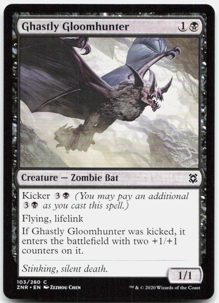Ghastly Gloomhunter NM C Zendikar Rising 103