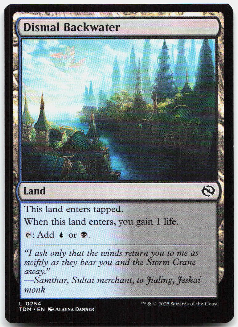 Dismal Backwater NM L Tarkir: Dragonstorm 254