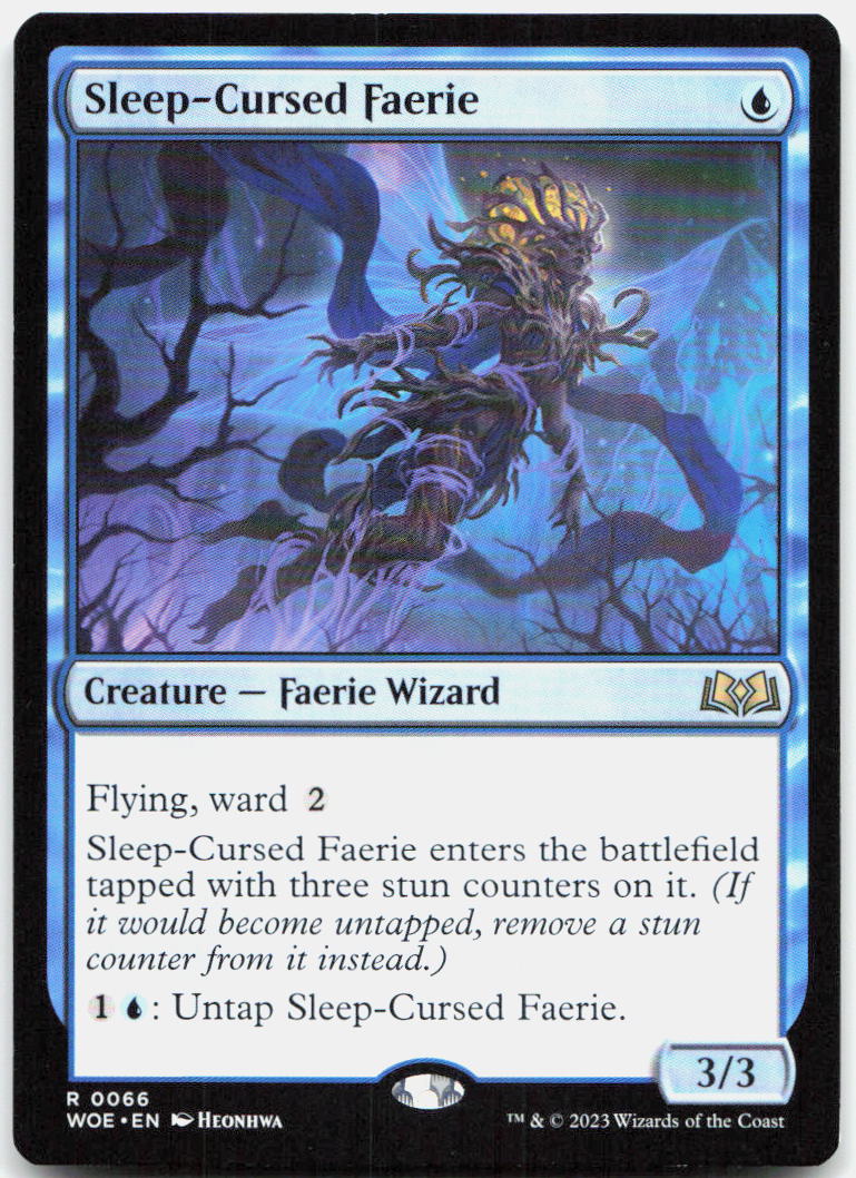 Sleep-Cursed Faerie NM R Wilds of Eldraine 66
