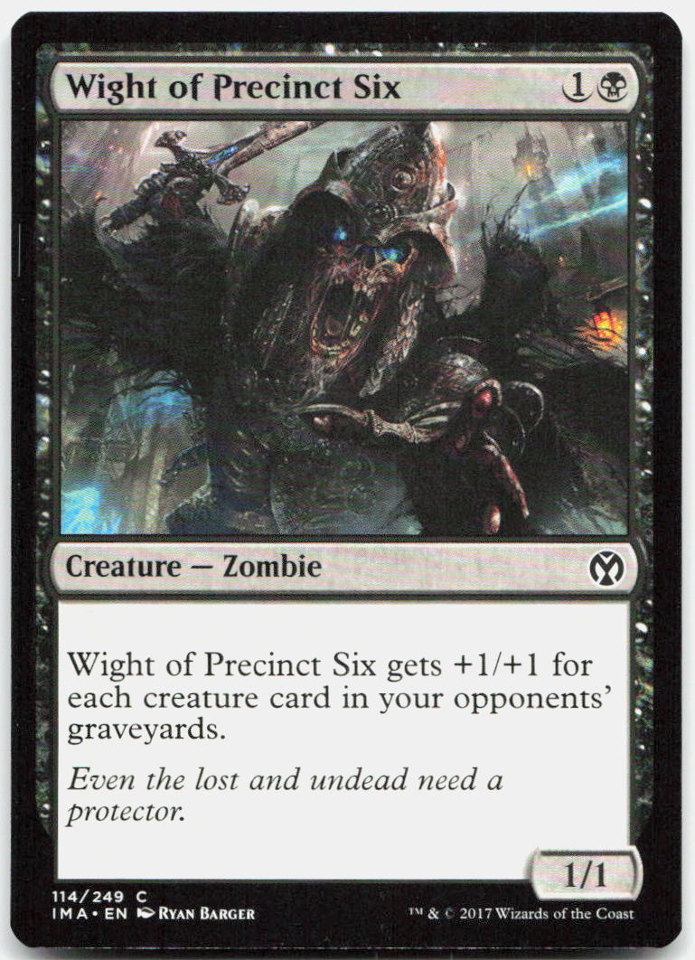Wight of Precinct Six NM C Iconic Masters 114