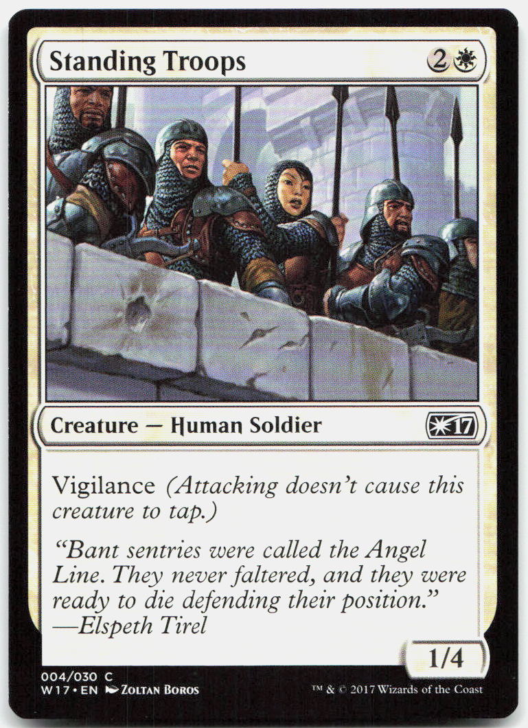 Standing Troops NM C Welcome Deck 2017 4