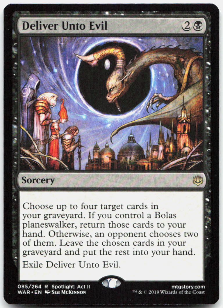 Deliver Unto Evil NM R War of the Spark 85