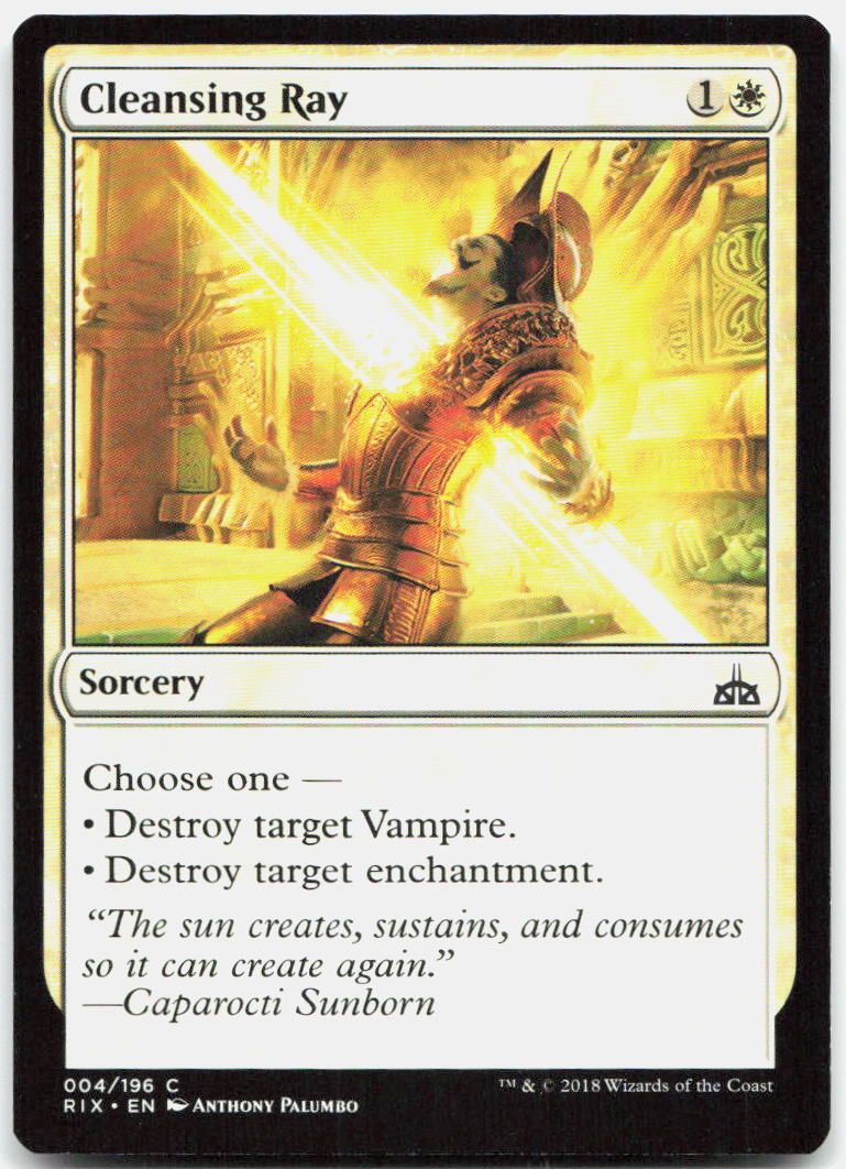 Cleansing Ray NM C Rivals of Ixalan 4