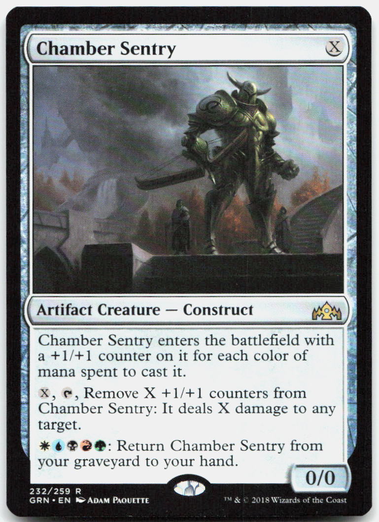 Chamber Sentry NM R Guilds of Ravnica 232
