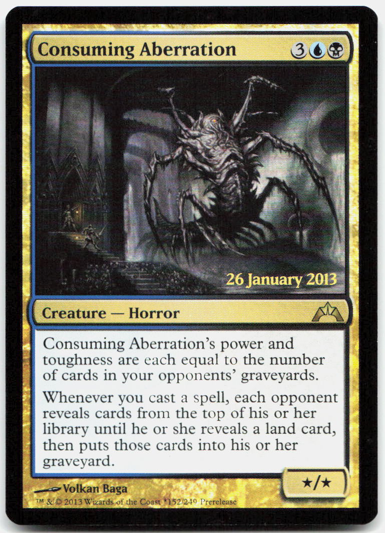 Consuming Aberration (GTC) NM Foil P Prerelease Cards 152