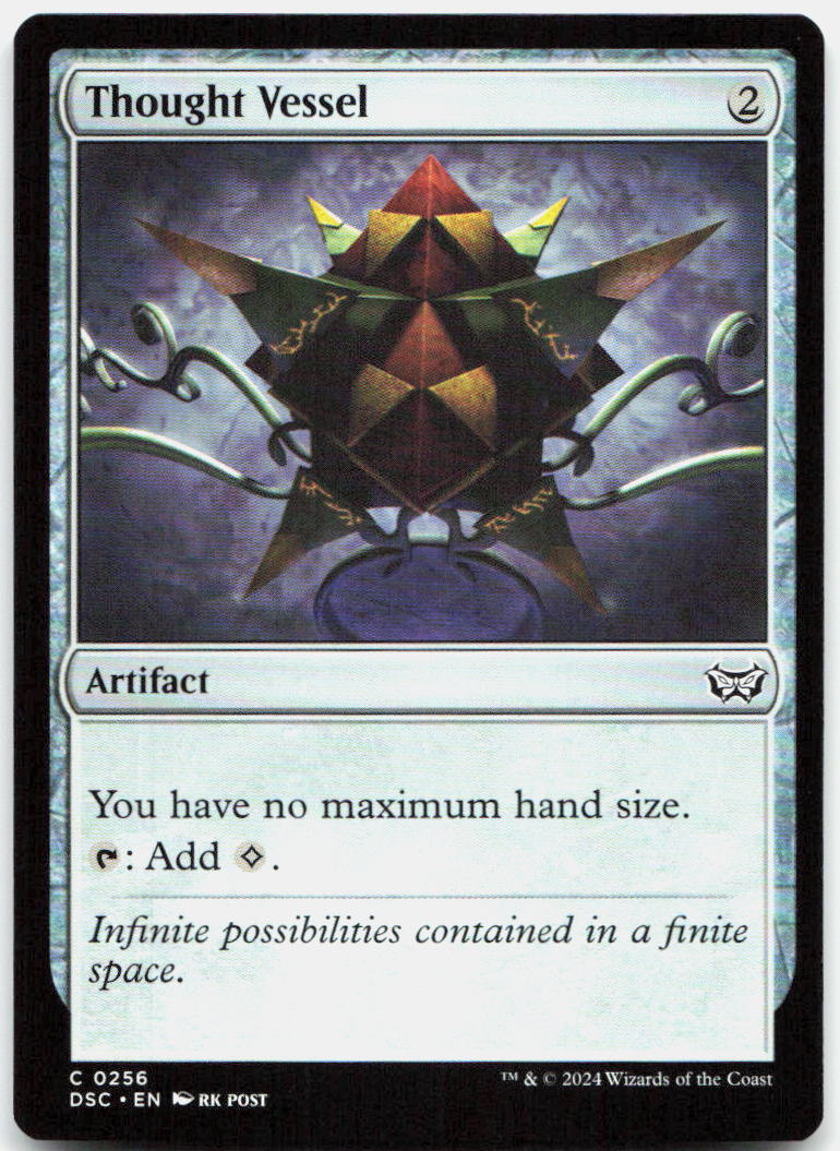 Thought Vessel NM C Commander: Duskmourn: House of Horror 256