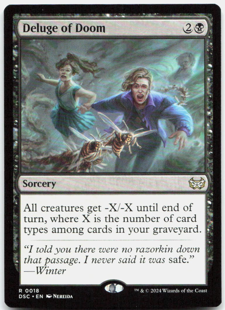 Deluge of Doom NM R Commander: Duskmourn: House of Horror 18
