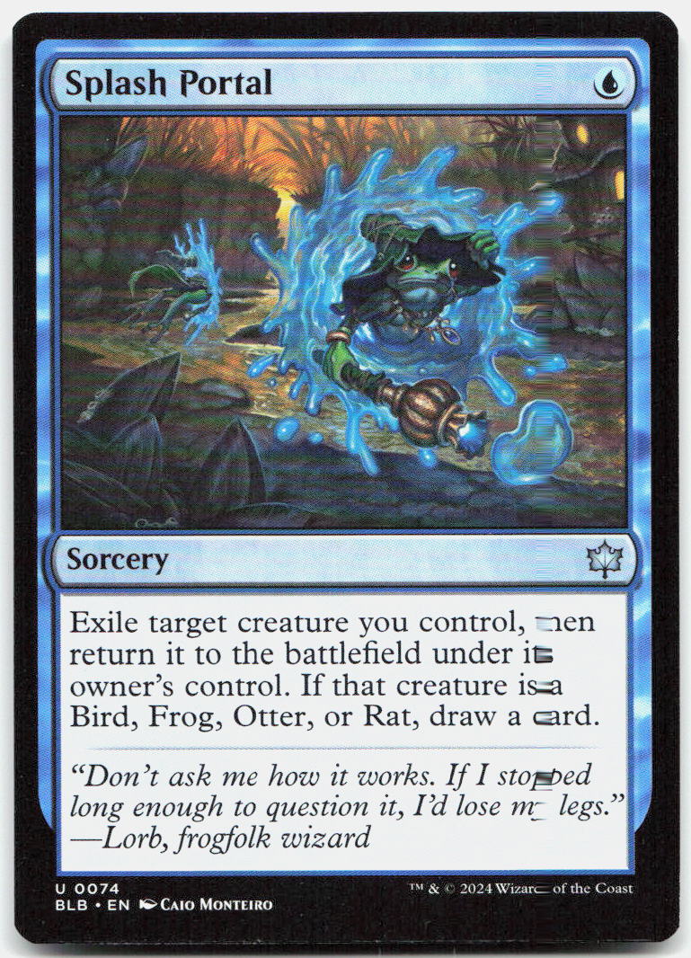 Splash Portal NM U Bloomburrow 74