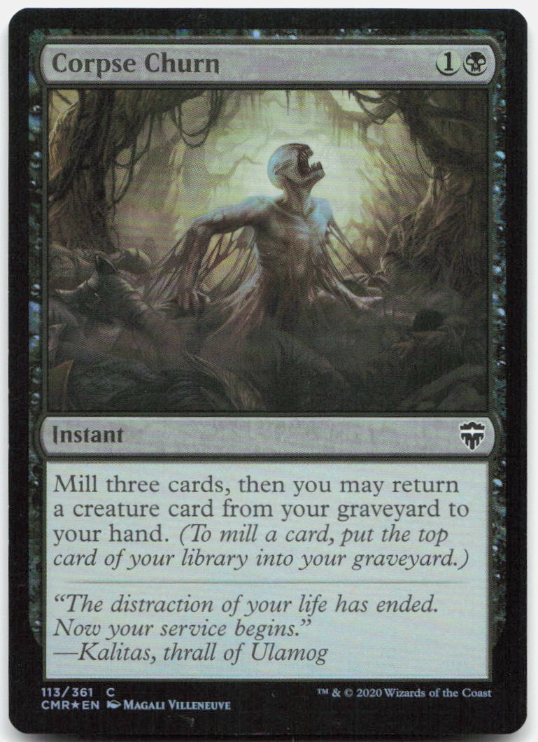 Corpse Churn NM Foil C Commander Legends 113