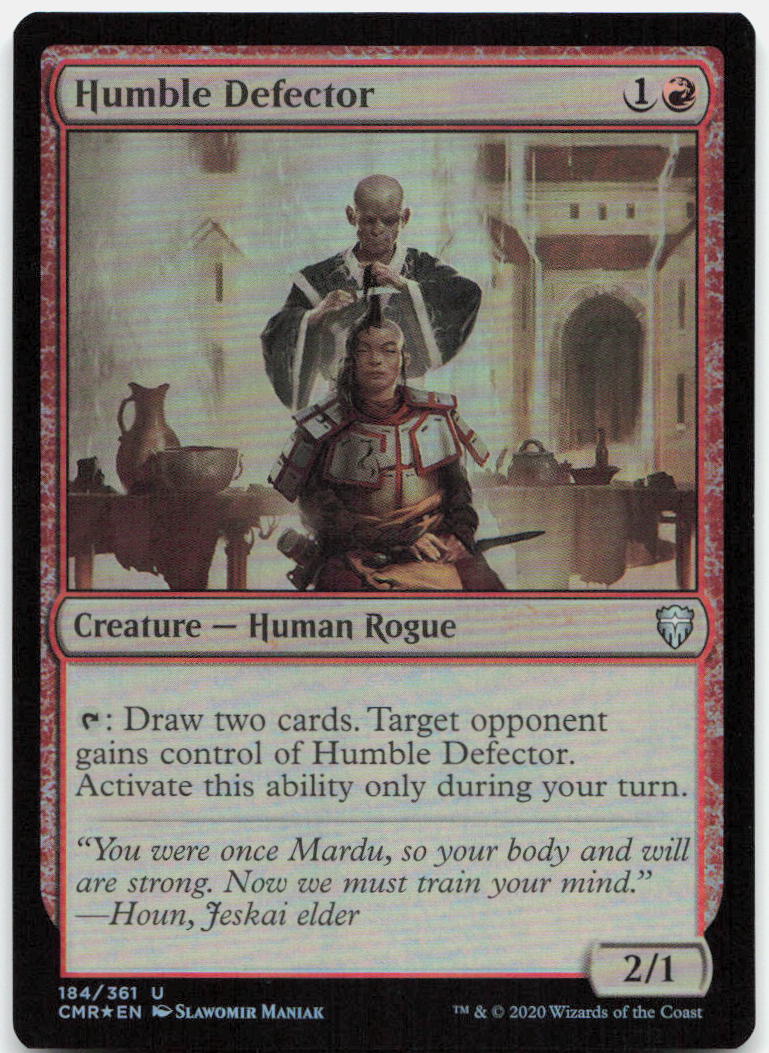 Humble Defector NM Foil U Commander Legends 184