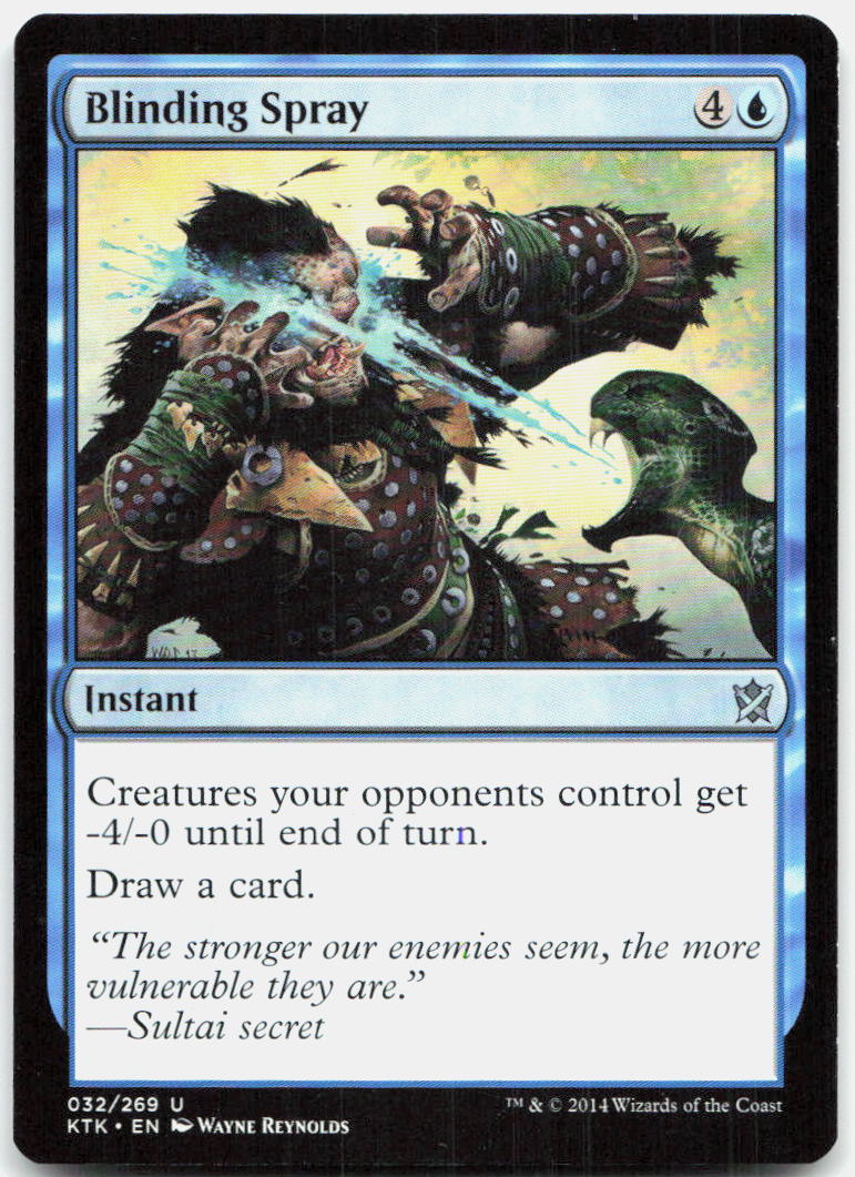 Blinding Spray NM U Khans of Tarkir 32