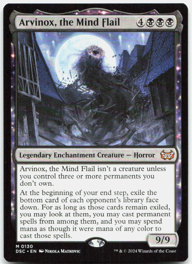 Arvinox, the Mind Flail NM M Commander: Duskmourn: House of Horror 130