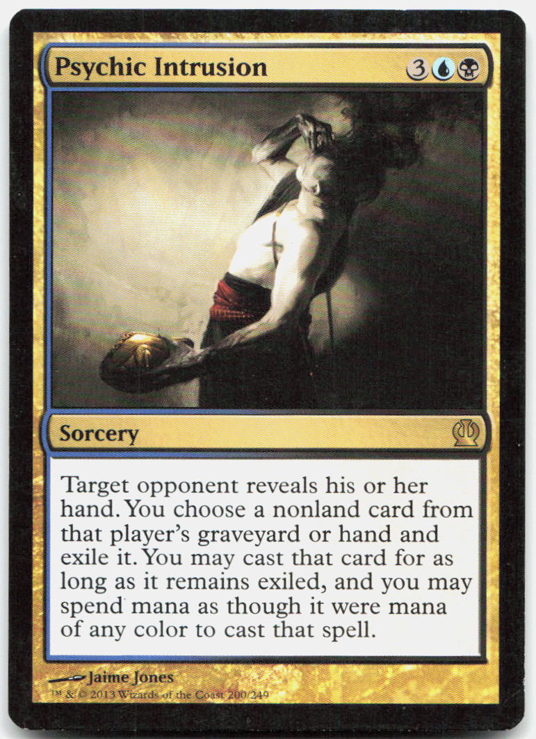 Psychic Intrusion NM R Theros 200
