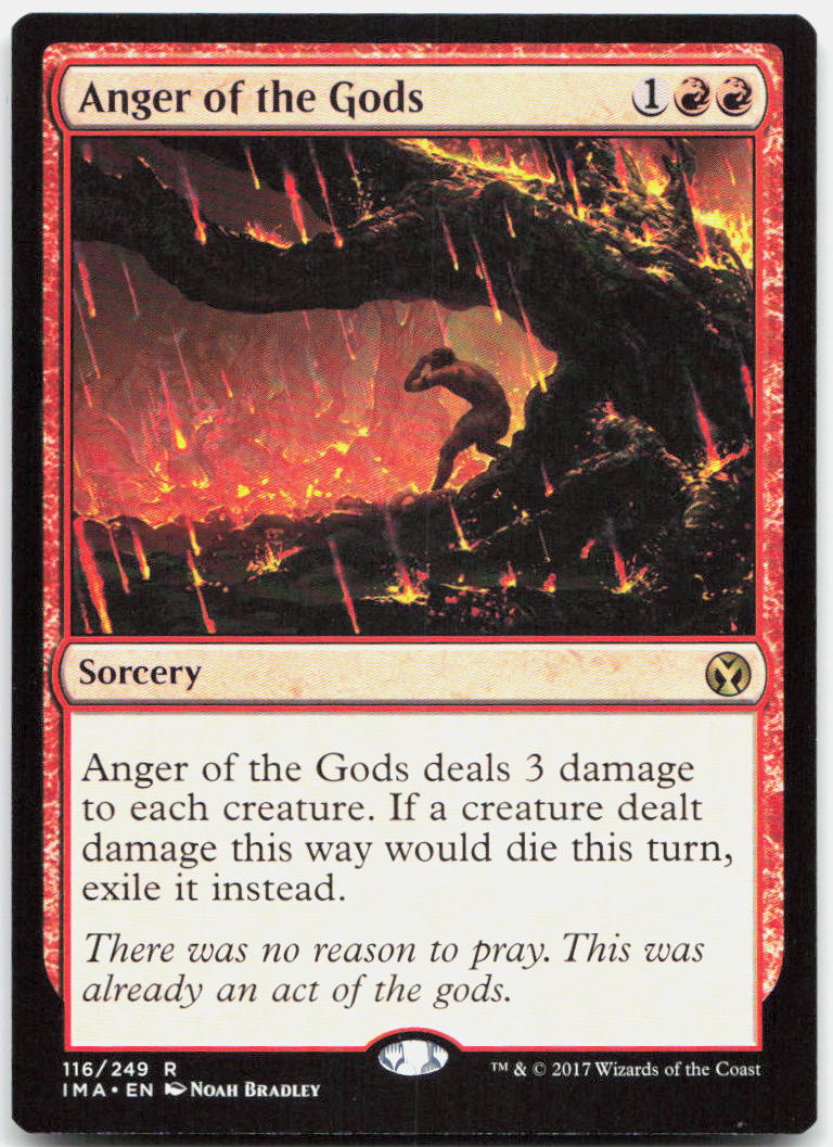 Anger of the Gods NM R Iconic Masters 116