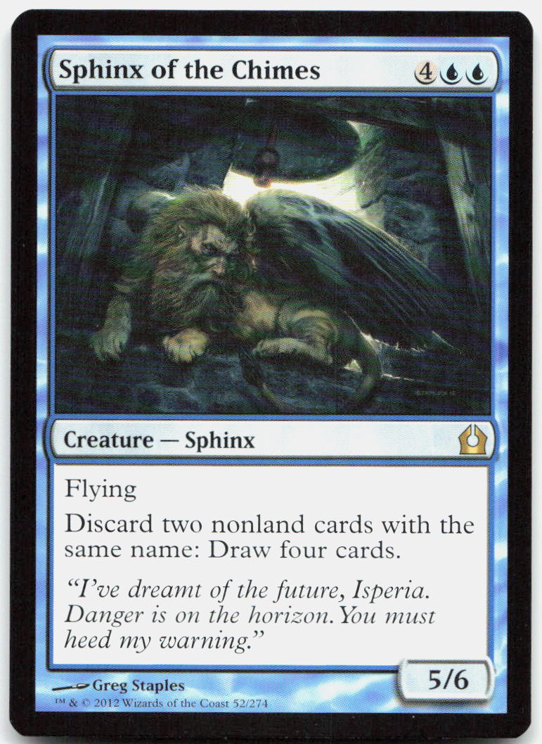 Sphinx of the Chimes NM R Return to Ravnica 52