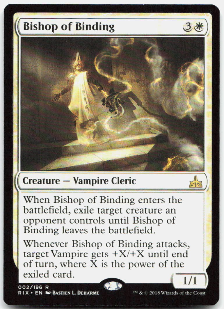 Bishop of Binding NM R Rivals of Ixalan 2