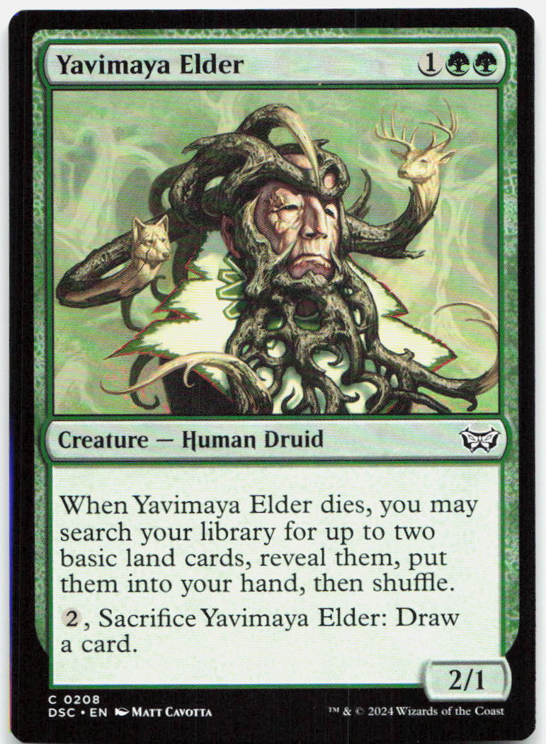 Yavimaya Elder NM C Commander: Duskmourn: House of Horror 208