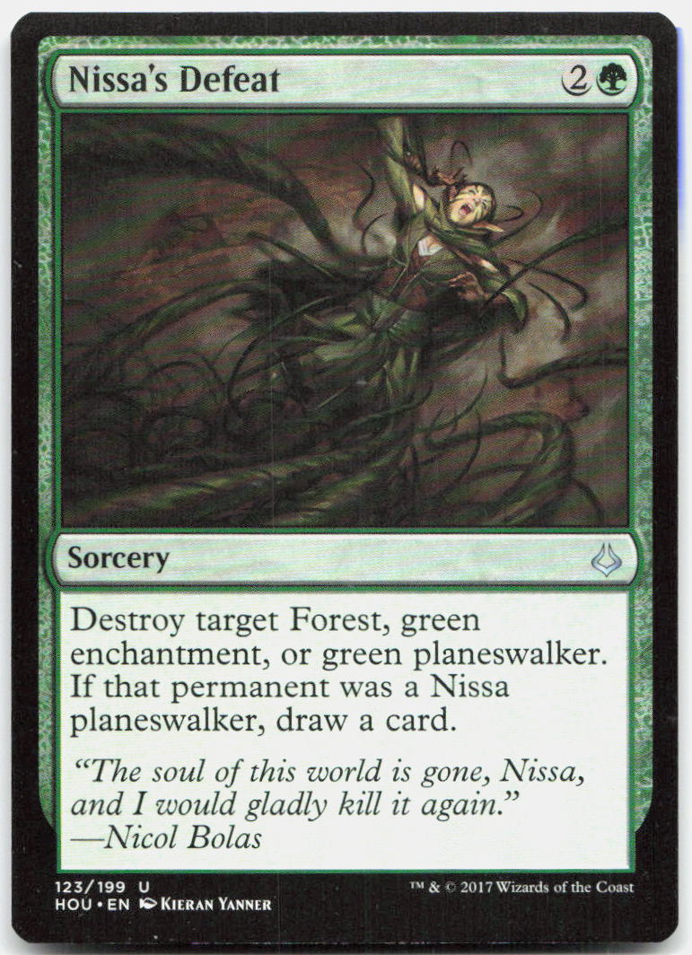 Nissa's Defeat NM U Hour of Devastation 123