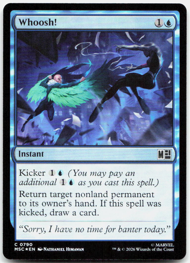 Whoosh! NM Foil C Commander: Marvel Super Heroes 790